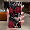 Etui Na Motorola Edge 70 Fusion Przezroczyste Luksusowe Modne Motyl Kwiaty Miękki TPU Silikonowy Pokrowiec Na Telefon dla Edge70 Fusion Zderzak