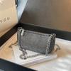 Denim Chain Mini Crossbody Bags Designer Versatile Women Small Shoulder Bag Trendy New Luxury Handbags High Quality