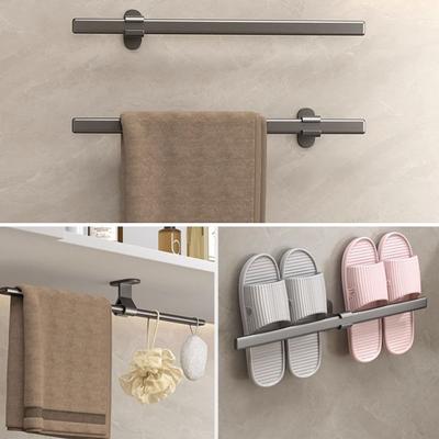 Toallero de montaje en pared de 30cm/40cm, soporte para colgar, barra de toalla, útil estante de almacenamiento para el hogar