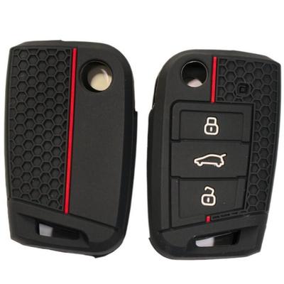 Car Key Case Cover Remote Fob for VW Golf 7 GTI POLO T-Cross Touran Tiguan Skoda Octavia Rapid Kodiaq Fabia Seat Ibiza Leon