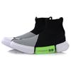 Li Ning Essence 2 Atmungsaktive Abdeckung Leicht Atmungsaktiv, Leichte Abdeckung High-Top Vintage Basketballschuhe AGBP031-2