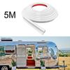 Robust 5M RV Rain Gutter PVC Strip Ideal for Vehicle and Home Protection