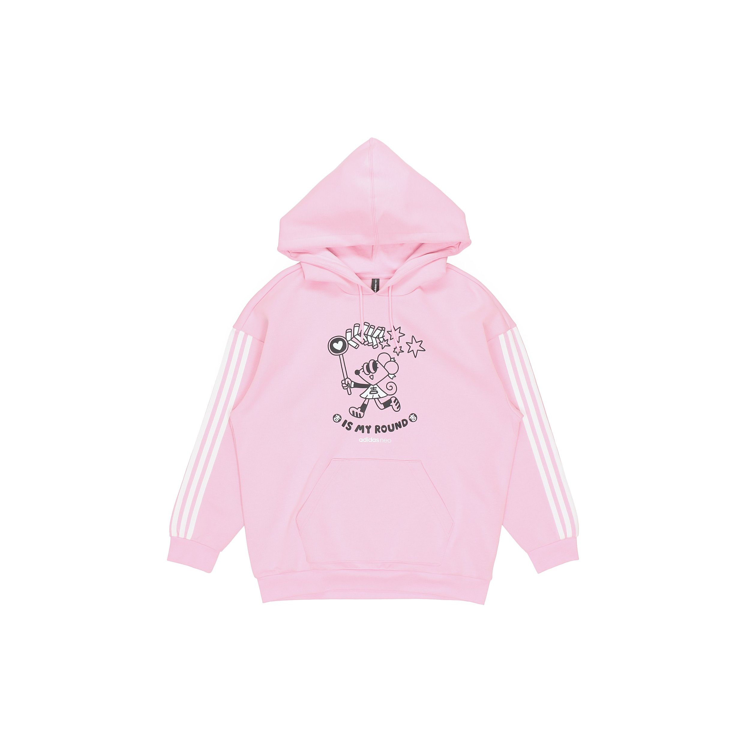 

Adidas Neo Casual Sports Pullover Hoodie Женские топы Розовый GF7094 M