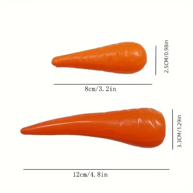 10 st Leksak Plast Snögubben Näsa DIY Tillbehör För Baby Falsk Morot Prydnad Hantverk Orange Jul Barn Juldekorationer