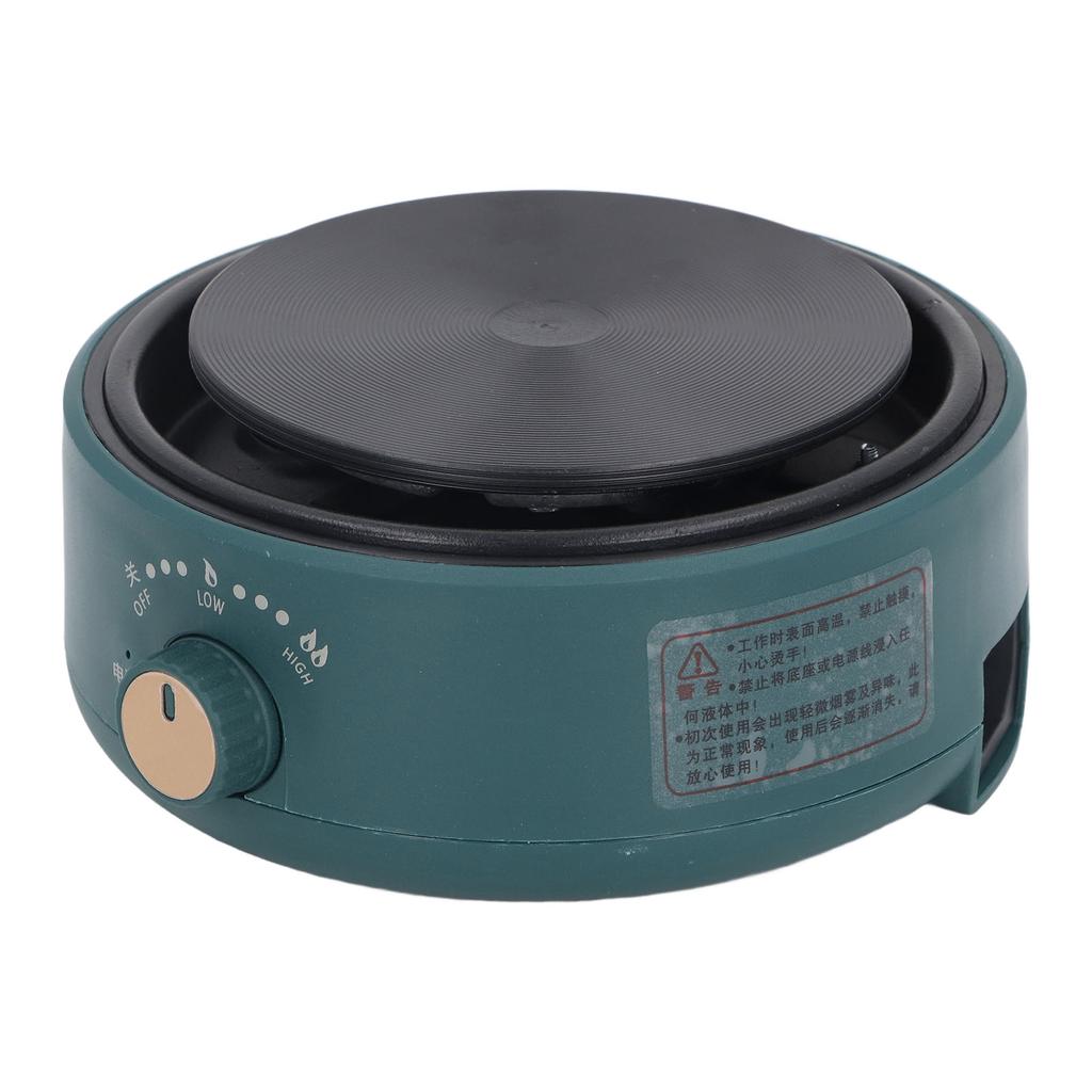 Countertop Single Burner Portable Multifunction Efficient Safe 360 Deg Heating Electric Hot Plate for Home Dorm