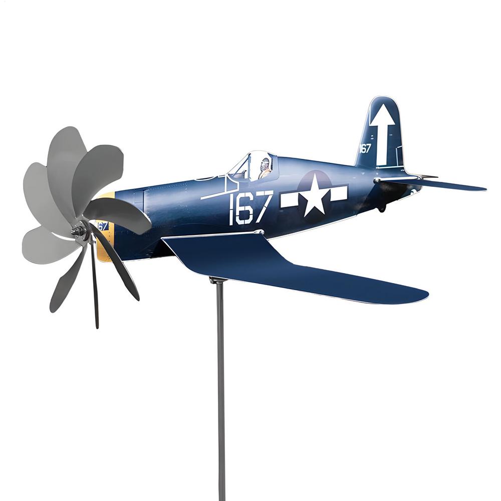 Gartenmühlen Metall Hof Flugzeug Windmühlen Dekor Dekorative Mühlen Wetterfest für Flur Terrasse Hof