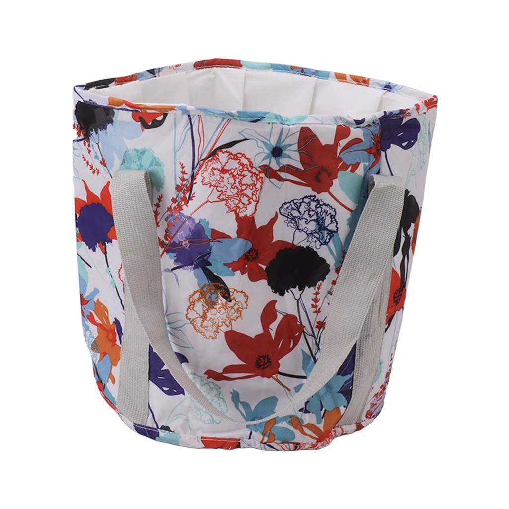 Zusammenklappbares Fußbadbecken PVC Isoliert Tragbare Fußweichbadewanne Wassereimer mit Griff für Outdoor-Camping