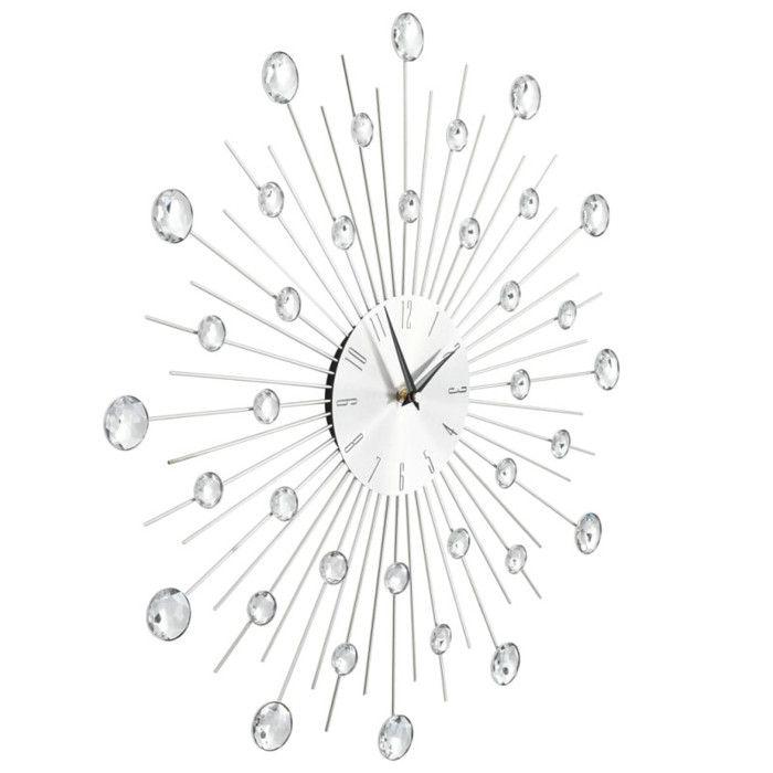 VidaXL Horloge Murale Mouvement Quartz Design Moderne Montre Pendule de Salon 50642