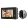 Peephole Camera 4.3in IPS Screen 1080P Infrared Night Vision Video Doorbell Viewer Two Way Audio