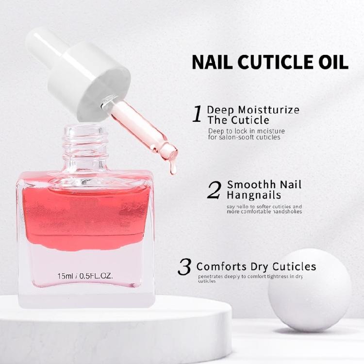 Strengthening Cuticle Oil Two Tone Nourishment Fast Absorption For Fragile Splitting Nail