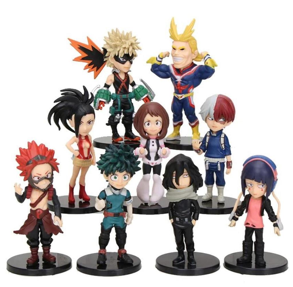 9 mých figurek, Midoriya, Katsuki Bakugo, Todoroki Toys, Anime Ozdoby na panenky