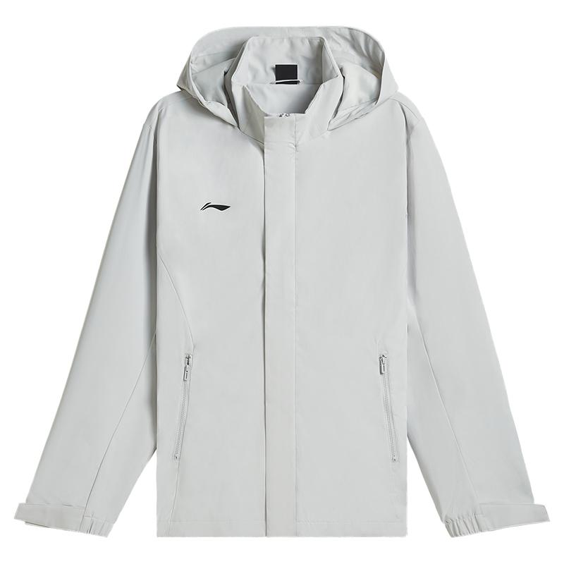 

Li-Ning Минималистичный логотип бренда Свободная ветровка-худи Мужская верхняя одежда AFDVJ43-1 S