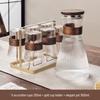 Gnas Chinese Style Heat-Resistant Glass Water and Tea Cup Set with Cold Water Kettle for Guests