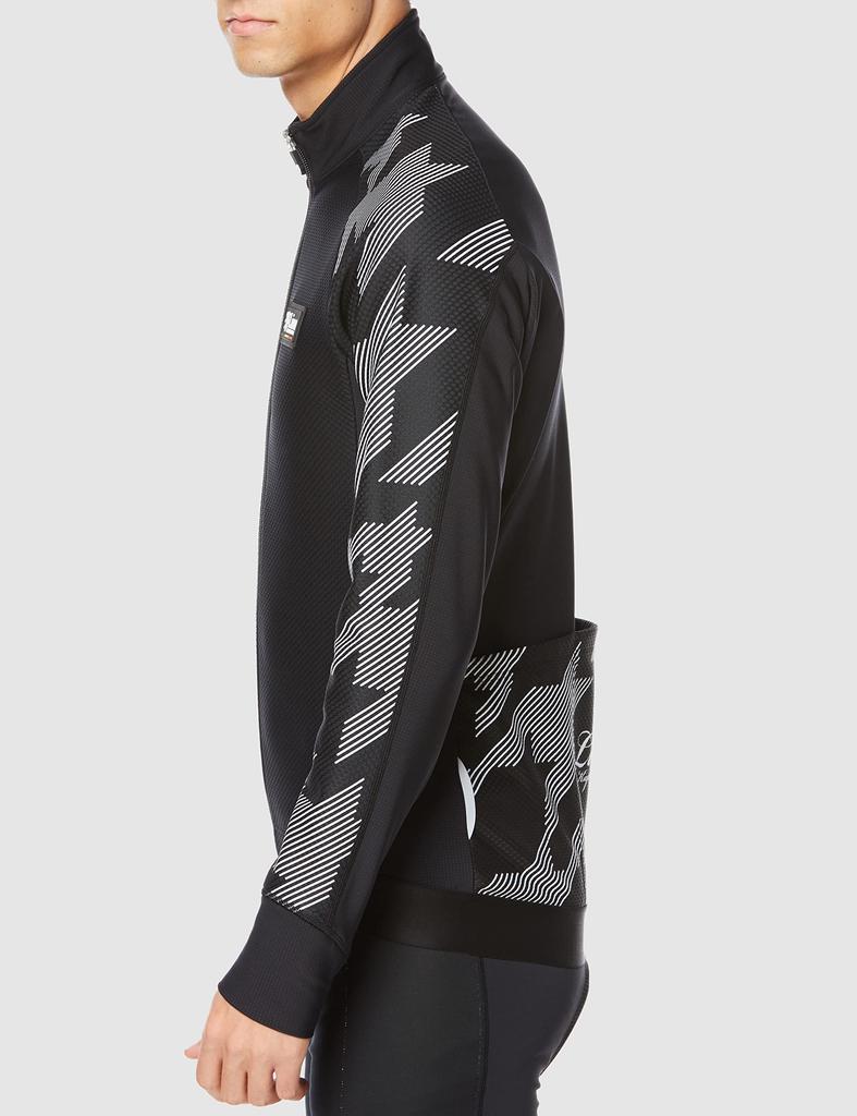 Lion De Capelmuur Competition Jacket EVO4 Oblique Size for Cycling Black, S, Fall/Winter (5°C-15°C)