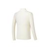Anta Champion Travel Series Solid Color Half High Neck Soft Breathable Versatile Long Sleeve Knit Top Women tops 162540404-1
