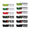 3D chromová kovová nálepka emblému přední mřížky VRS pro styling auta pro Škoda Octavia Fabia Rapid Superb Kodiaq Zadní samolepky na kufr