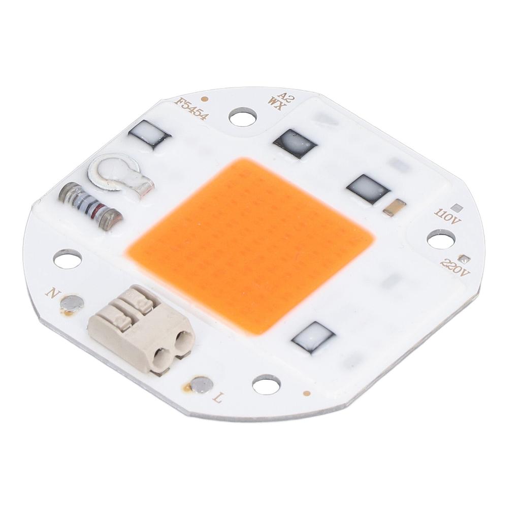 High Power LED Chip Plant Grow Light 380?800NM COB Lamp Beads Drive Free for DIY Hydroponic Growing