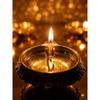 Pure Source India Heavy Mini Brass Diya/Lamp/Akhand Diya for Pooja Room