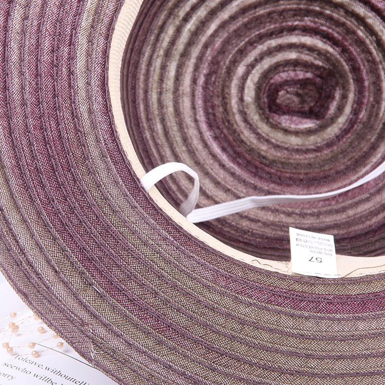 New Mesh Hat Women's Spring and Summer Organza Flower Sun Hat Women's Sun Hat Big Edge Sunscreen Basin Hat