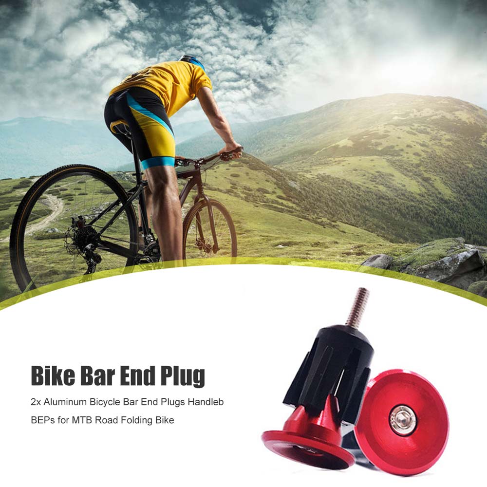 Accessories Aluminum Zinc Zinc Alloy Road Bike Bar End Cap Bicycle Grips Plugs Handlebar Caps Handle Bar Plug