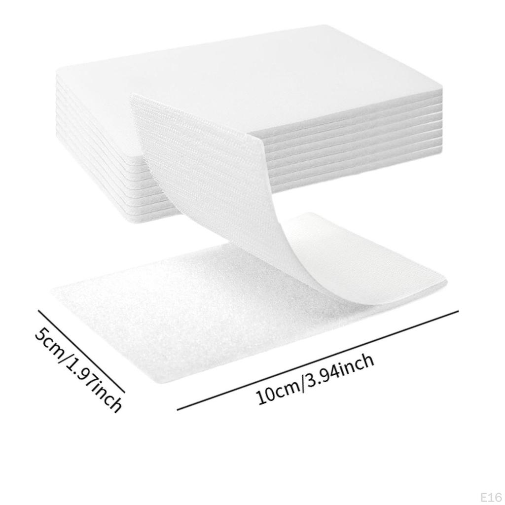 Hook and Loop Tape Fastener Strip Interlocking Mounting for DIY Projects Office Carpets