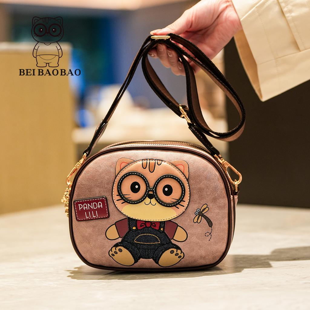 Nuova Borsa da Donna Versatile in Stile Occidentale Versione Coreana, Multi-strato Shopping Tempo Libero Monospalla Crossbody Borsa Originale