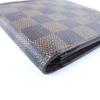 LOUIS VUITTON Portefeiulle Marco Bi-Fold Wallet N61675 Brown Damier canvas mens Used