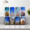 A-Architektonische Szenerie von B-Barcelona Handyhülle Für Samsung S25,24,23,22,30,21,10,9,Ultra,Plus,Lite,FE,4,5 G Weiche Schwarze Hülle