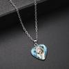 Heart of the Ocean Love Totem Animal Clavicle Chain Zircon Jewelry Pendant Necklace