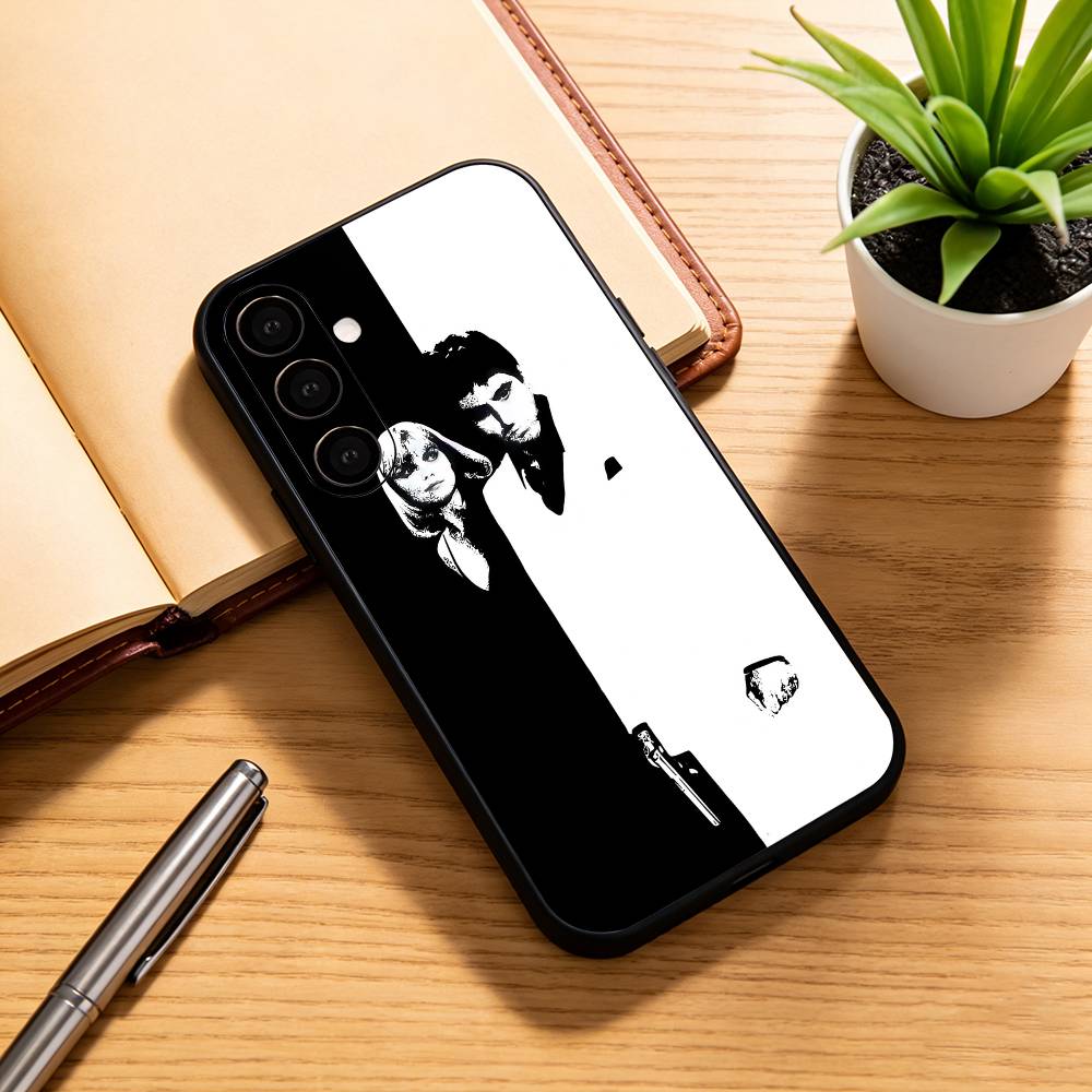 S-scarfaces T-tony M-montana Phone Case Black Silicone Soft For Samsung Galaxy A73,A72,A71,A70,A53,A52,A51