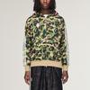 adidas X BAPE Shark Track Hoodie Jacket Crew Green Unisex Outerwear KF4916