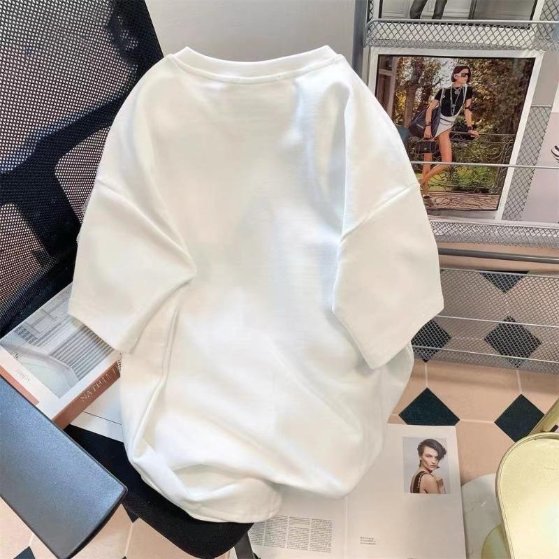 Women's Summer Loose Casual Print New All Match Short Sleeved Top
