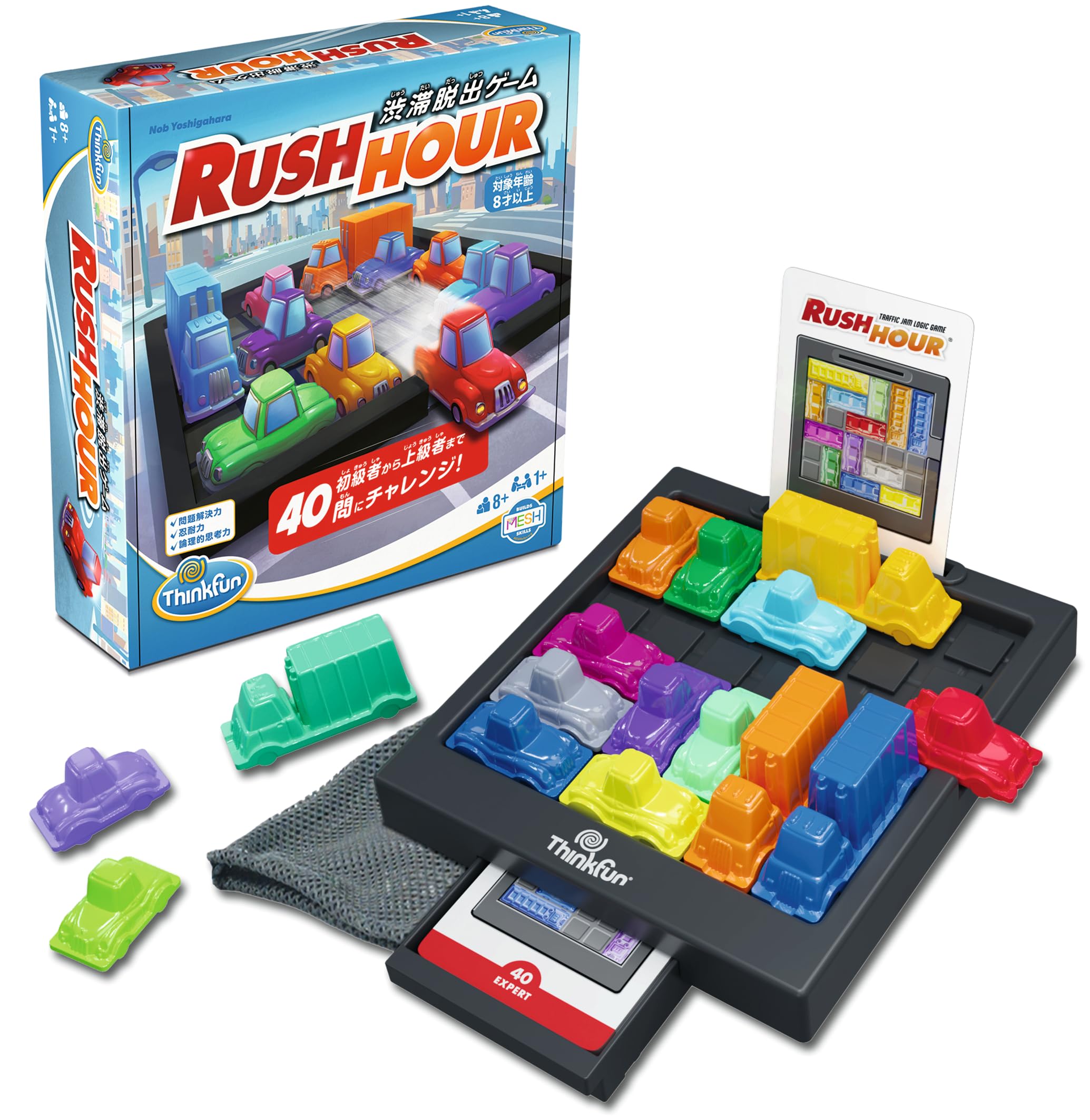 

ThinkFun Игра Час Пик Японская Версия 76644 ThinkFun, развивающая логическое мышление Возраст 8 лет и старше (Игровые навыки)