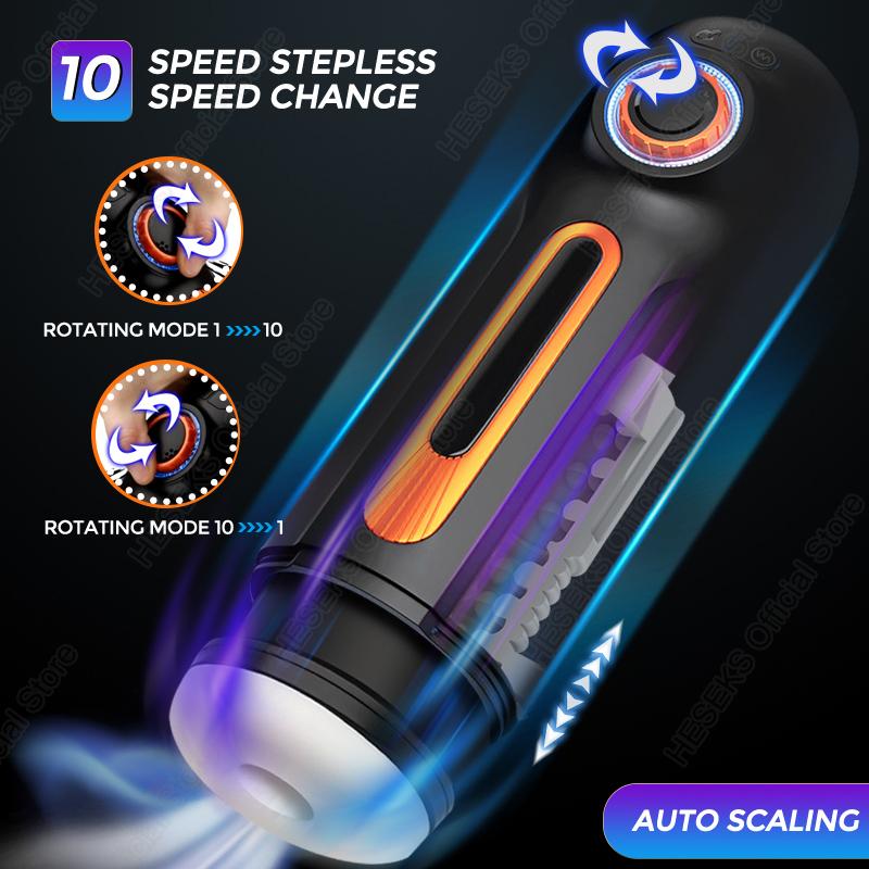 6in1 Automatic Telescopic Sucking Vibration Masturbators for Men Pussy Vaginas for Men Real Blowjob Sex Toys for Men