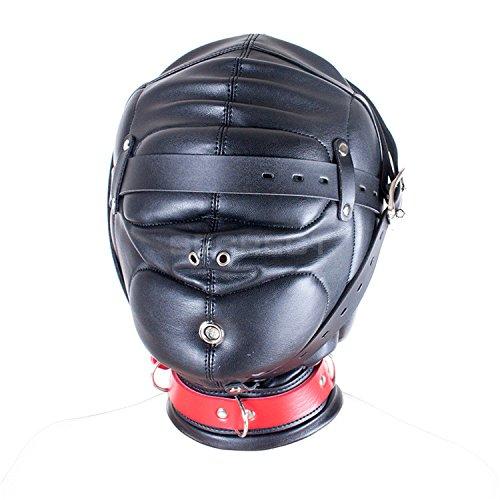 BDSM Fetisch Vollkopffessel Maskierte Sklavin Bondage Fessel SM Fetisch Cosplay Bondage Einstellbar