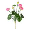 Artificial Lotus Flower for Home Decor - Water Lily Ornament for Living Room, Buddhist Hall, Pond, or Fish Tank