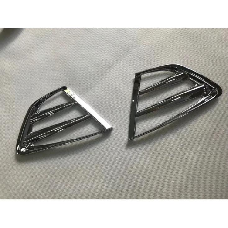 For Honda Freed 2016 2017 2018   ABS Chrome Front Foglight Lamp Frame Cover Rear Fog Light Trims Car Styling Accessories