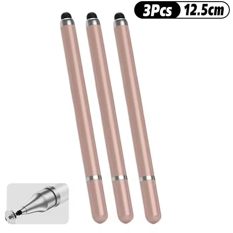 2 In 1 Universal Stylus Pen For Tablet Mobile Android IOS Phone iPad Accessories Drawing Tablet Pens Capacitive Screen Touch Pen