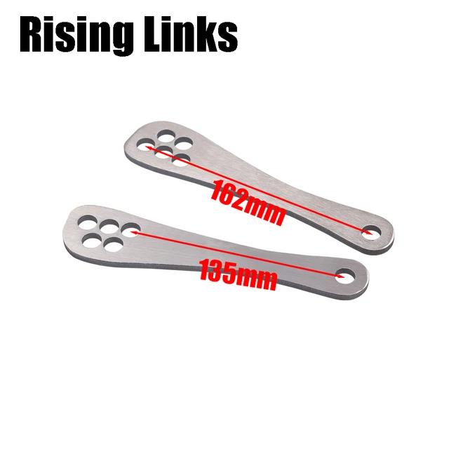 

Motorcycle Accessories Rear Shock Absorber Suspension Lowering Links Rising Kit For Loncin VOGE DS525X DSX525 525DSX DSX 525 A(Rising Links)