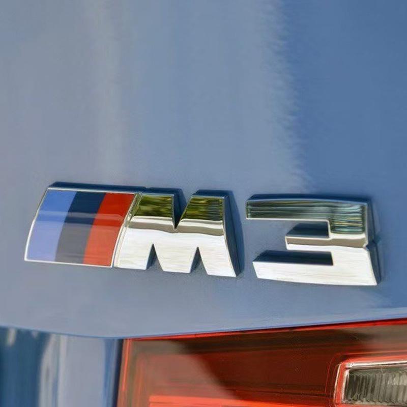 Silver Grey Black For BMW M3 E30 E46 E36 E90/E92/E93 F80 GTS CRT CSL M3 GS Emblem For BMW Thunder Edition Car Trunk Logo Sticker pzcr42