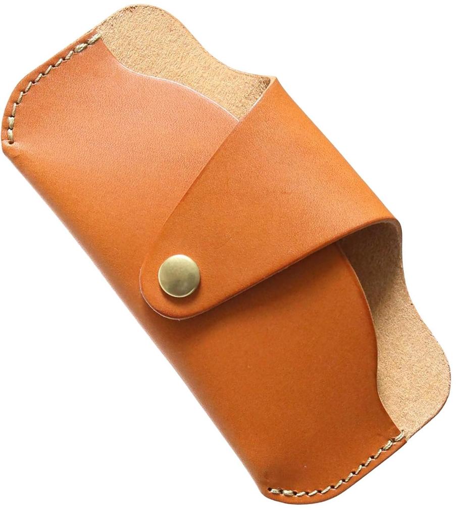 Porco Rosso Eyeglass Eyeglass Genuine Tochigi Made In Camel Case, Cover, Leather, Leather, Japan, [sokunou]