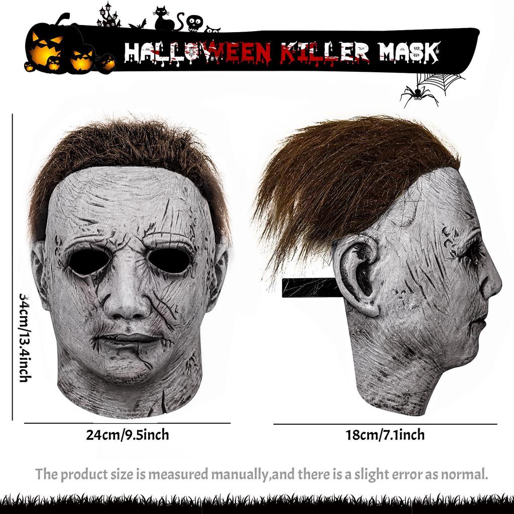 McMeel Halloween Moonlight Heart Panic Mask - Myers COS Prop