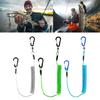 Fishing Rod Straps Heavy Duty Retractable Coiled Lanyard Fishing Rope Paddle Leash for Fishing Tool/Rod/Paddles