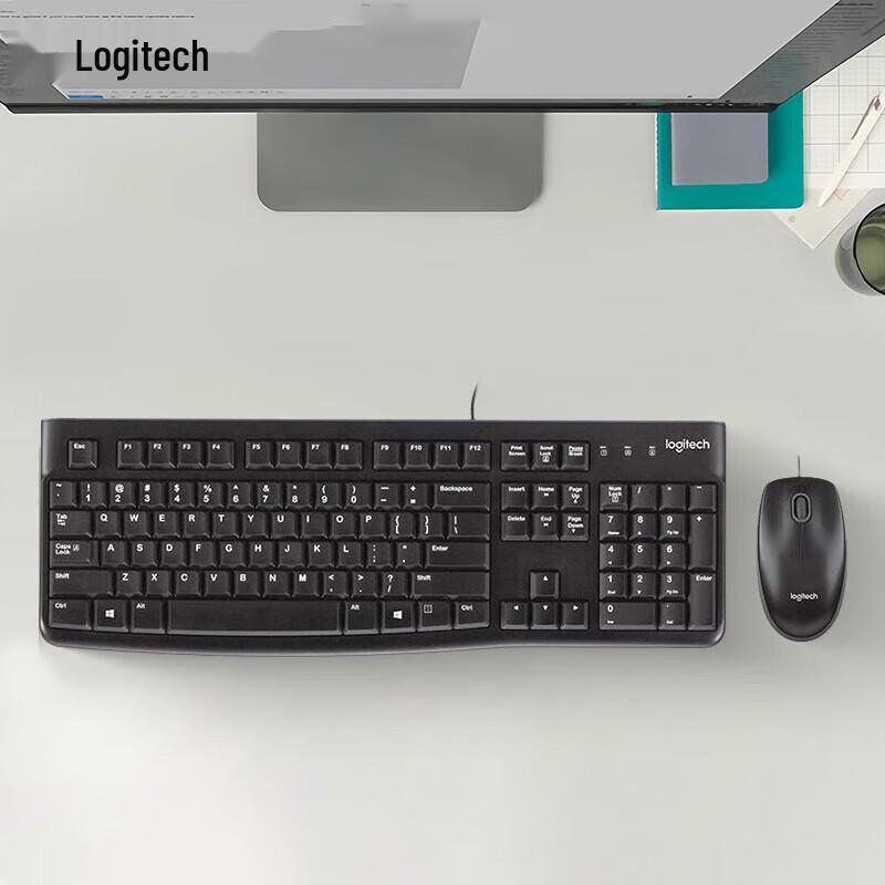 

Logitech MK120 Wired Keyboard and Mouse Combo Wired