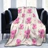 Cute Pig Themed Blanket Gifts Flannel Fleece Throw Blanket Soft for Girls Boys Adults Lightweight Comfortable Warm Blankets