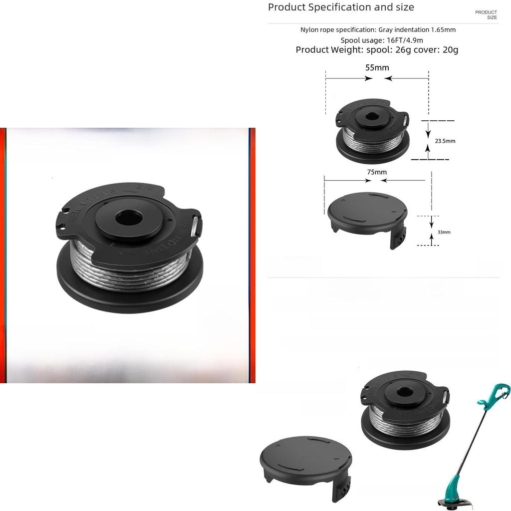 Langlebige Bosch Trimmer Spule Ersatzleine Effizientes Rasenmäher Zubehör