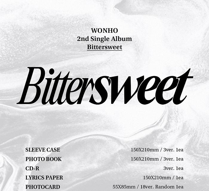 WONHO [Bittersweet] 2nd Single Album