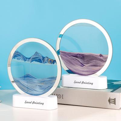 Lămpi de Noapte Pictură Creativă cu Nisip Mișcător Reîncărcabile Ornament DIY cu Cutie Cadou În 2024 Decor Acasă Lampă de Atmosferă Interioară