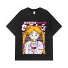 T-shirts Lavés 275 GSM 100% Coton Sailor Moon V3 Impression Minako Unisexe T-shirt Lourd en Coton