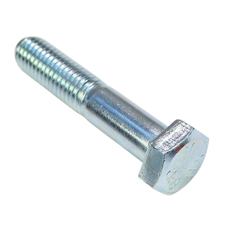 Hexagonal Head Screw, Partial Thread M12x60, Class 8.8, DIN931, White Galvanized